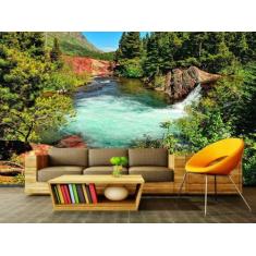 Papel de Parede Paisagens Cachoeira26 - 1,00 X 2,00 - Voce Decorando