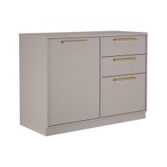 Balcão Triplo Itatiaia Essence com 1 Porta, 3 Gavetas e 120 cm de Largura - Fendi