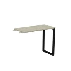 Mesa Complemento 900x450mm Mcp90/45p25tub Nogueira/Preto