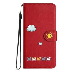 Jcxtrombulous Capa para celular Samsung Galaxy S24 premium PU flip carteira com função de suporte slot para cartão de crédito fecho magnético à prova de quedas clássico elegante 6,2 polegadas, gato e