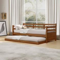 Sofá Cama Bicama Solteiro Enjoy Castanho