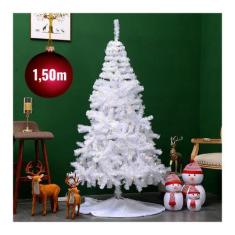 Árvore De Natal Canadense Branco 1,50m Pinheiro 219 Galhos - TAIRA HOM