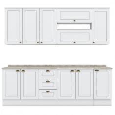 Cozinha Compacta 7 Peças Emily Henn Branco