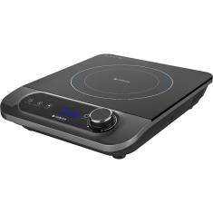 Cooktop de Indução Portátil Cadence Perfect Cuisine Vidro Temperado Timer Digital Preto