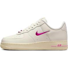 Nike Tênis feminino Air Force 1 '07 (FB8251-101, leite de coco/alabastro/leite de coco/rosa divertido), Leite de coco/alabastro/leite de coco/rosa divertido, 38