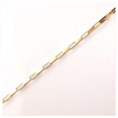 Pulseira Masculina Ouro 18k 750 Cadeado Maciça