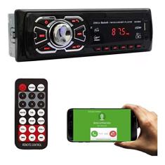 Radio Som Automotivo Mp3 Usb SD Bluetooth Controle Remoto