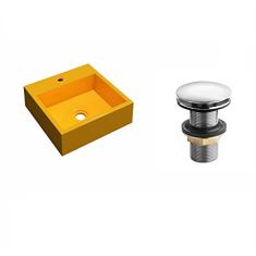 Kit Cuba Q395 C/Válvula Click 1 1/2'' (04cm) Amarelo