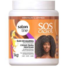 Creme De Pentear Salon Line SOS Cachos Óleo De Manga 1Kg