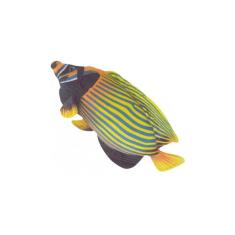 Peixe De Pelúcia Real Listrado 38 Cm Antialérgico