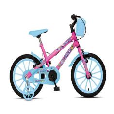 Bicicleta Colli Aro 16 Aurora Fest, 16", Rosa Neon, 12"