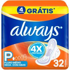 Absorvente Always Super Proteção Seca - 32 unidades