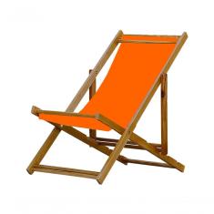 Espreguiçadeira Preguiçosa Dobrável Mel Sb-laranja