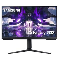 Monitor Gamer Samsung Odyssey G32A 27'' Preto, FHD, 165Hz, 1ms, HDMI, DP, Freesync - LS27AG32ANLXZD