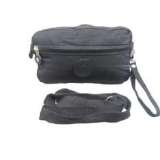 Bolsa Tactel 3 em 1 Retangular Impermeável com 2 Alças XIB 225, Preto