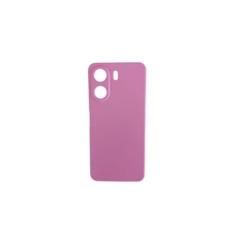 Capa Compatível Para Xiaomi Poco C65 Veludo Lançamento 2024 - DB, Rosa