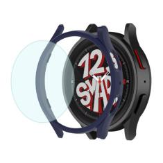 Capa Case Bumper com Película de Vidro compatível com Galaxy Watch 5 W