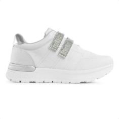 Tênis Ramarim Jogging Feminino, Branco, Prata, 36