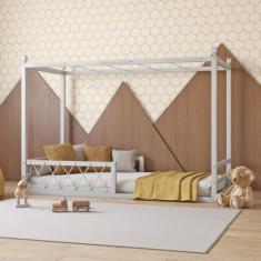 Cama Infantil Madeira Maciça 97cmx197cm Fortaleza - Ludika Mobilia