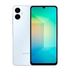 Smartphone Samsung Galaxy A06 Tela 6,7 Polegadas 128GB 4GB RAM - Branco