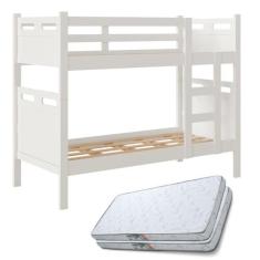 Beliche Barreto Solteiro com 2 Colchões D20 Dupla Face Alta Durabilida