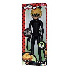 Novabrink - Baby Brink -Boneco Miraculous Cat Noir - 57 cm de altura