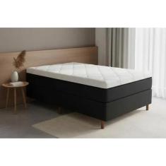 Colchão Gold Magnético de Molas com Massageador e Base Box - Eco New, 