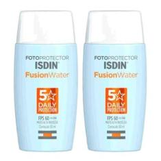 Isdin Fusion Water 5 Stars Kit com 2 Unidades – Protetor Solar Facial FPS60 – 50ml Kit-Unissex