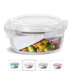 Pote Vidro Hermético Tampa Plástico Marmita Fitness Mantimentos Quenti