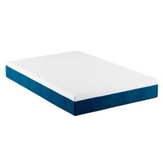 Colchão Viúva Guldi Original Firme Mola Ensacada (25x128x188) Branco e Azul