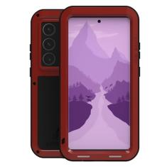 LJFLYXRI Capa protetora de corpo inteiro ultra resistente para Galaxy S24 da Tough Armour, capa à prova de choque de alumínio e silicone feita para aventura e ótima proteção, para Samsung Galaxy S24