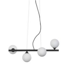 Pendente de Aço e Vidro para 4 Lâmpadas G9 Jabuticaba Taschibra