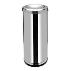 Cesto de lixo lixeira 30 litros inox tampa basculante casa - VIEL