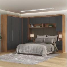 Guarda-roupa Modulado Viena 10 Portas 8 Gavetas 7 Peças Espresso Móveis