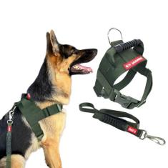 Coleira Peitoral Para Cachorro com Guia - Tamanho G - Canadá K9 Acessó