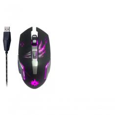 Mouse Gamer Barato 6 Botões 3200 Dpi Com Led Cabo Nylon Usb