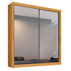 Guarda Roupa Solteiro Espelhado 2 Portas 4 Gavetas Zurique-peroba Móveis Europa