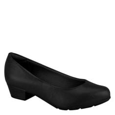 Sapato Feminino Salto Baixo Modare 7032.500, Preto napa, 36