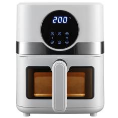 Air Fryer Fritadeira Elétrica Digital Extream 4,3L Branco com Prata, 127v