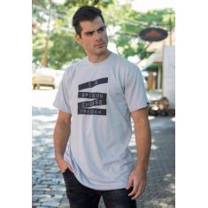 Camiseta FREEDOM Cinza CO Oficial - Modelo long line, P