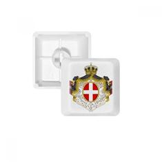 Denmark National Emblem Teclado Mecânico Teclado Mecânico PBT Gaming Upgrade Kit