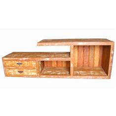 Rack Rústico Fenix em Madeira de Demolição - Cód 1124