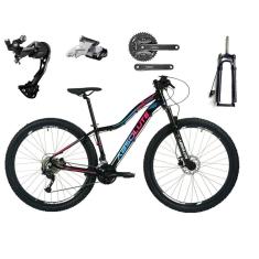 Bicicleta Aro 29 Absolute Hera Feminina Alumínio Câmbios Shimano Alívio e Altus 27v Freios Hidráulicos Garfo Com Trava no Guidão - Preto