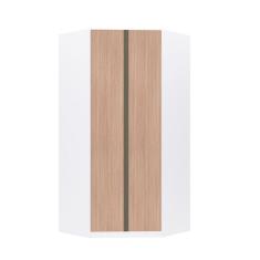 Guarda Roupa Modulado Canto Closet 2 Portas 7 Prateleiras 111,9cm Prime Luciane Móveis