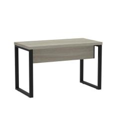 Mesa de Escritório Madeira 170x70x75cm M170/70pe40tub Nogueira Casablanca/Preto