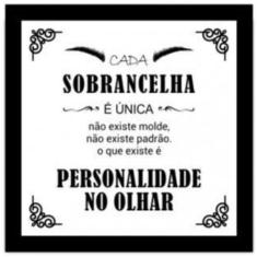 Kit De Quadros Decorativos Mdf Designer De Sobrancelhas 06