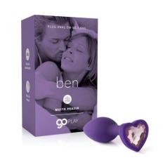Plug Anal em Silicone Go Play Ben Lilás - A Sós