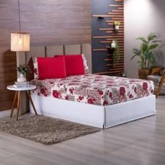 Jogo De Cama Lençol Refúgio Casal Queen Percal Luxo 3 Peças - Sucadu E