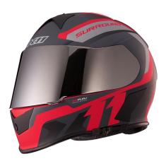 Capacete Moto X11 Revo Pro Surround Vermelho 60