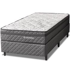 Cama Box Colchão Solteirão Espuma D45 Extra Firme Ortopédico Antialérgico Certificado 97x203x58cm - bf Colchões